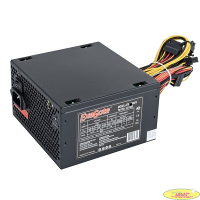 Exegate EX292180RUS Блок питания 750W ExeGate 750NPX (ATX, 12cm fan, 24pin, 4pin, PCIe, 3xSATA, 2xIDE, FDD, black)