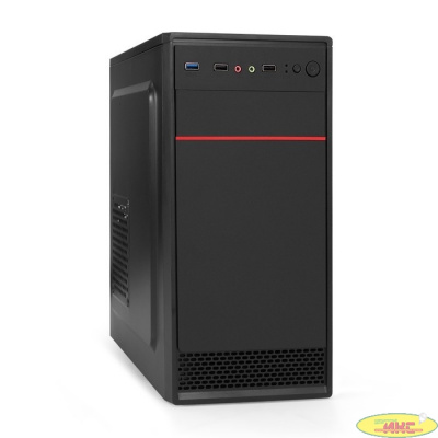 Exegate EX295155RUS Корпус Minitower ExeGate MA-401-XP350 (mATX, БП XP350 с вент. 12см, 2*USB+1*USB3.0, аудио, черный)