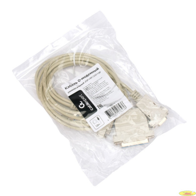Кабель 0-модемный Cablexpert универсальный 25F+9F/25F+9F, 1.8м, пакет (CC-140-6-N)