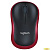 Мышь Logitech M186 черный/красный оптическая 1000dpi беспров. USB для ноутбука 2but (910-004133)