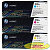 HP CF440AM Картридж CF381A, CF382A, CF383A, Cyan/Yellow/Magenta, 3-pack {LaserJet Pro MFP M476, (2700стр.)}