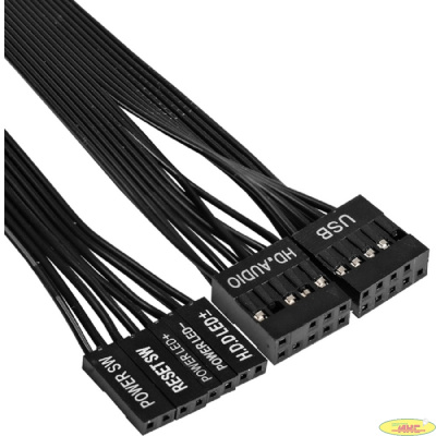 Exegate EX298010RUS Корпус Minitower BAA-308UC-AAA450 (mATX, БП AAA450 с вент. 8см, 1*USB+1*USB3.0+1*TypeC, HD Audio, черный)
