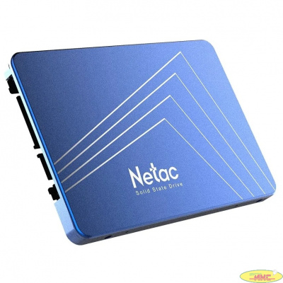 SSD 2.5" Netac 256Gb N600S Series <NT01N600S-256G-S3X> Retail (SATA3, up to 540/490MBs, 3D NAND, 140TBW, 7mm)