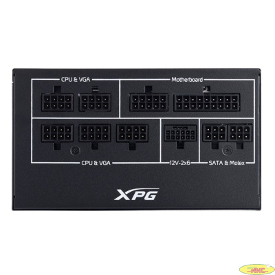 XPG CORE REACTOR II VE 750 (ATX 3.1, 750W,  Full Modular,  PWM 120mm FDB fan, Active PFC, DC to DC, Half-Bridge & LLC converter, 80+ GOLD) RET