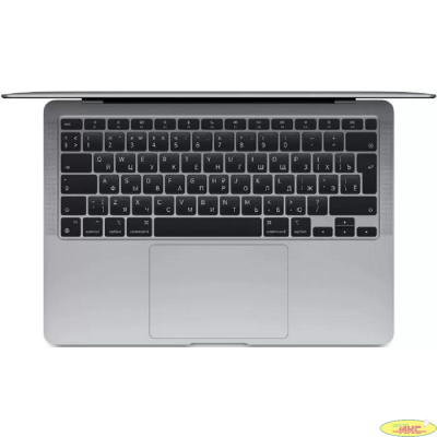 Apple MacBook Air 13-inch Late 2020 [MGN63ZS/A] (КЛАВ.РУС.ГРАВ.) Space Grey 13.3'' Retina {(2560x1600) M1 8C CPU 7C GPU/8GB/256GB SSD/рекоменд.переходник 11007065}