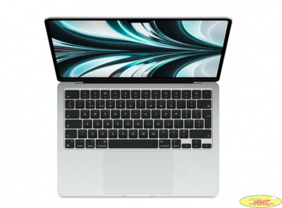 Apple MacBook Air 13-inch Mid 2022 [MC7V4LL/A] (КЛАВ.РУС.ГРАВ.) Silver 13.6" Liquid Retina {(2560x1600) M2 8C CPU 8C GPU/16GB/256GB SSD/рекоменд.переходник 11007065}
