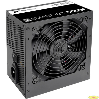 Блок питания ПК Thermaltake Smart W3 500 /Non Modular/Non Light/Full Range/Analog/80 Plus/EU/Non JP CAP/All Flat Cables/ATX 3.1