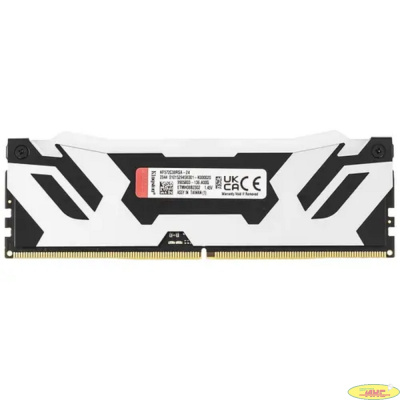 Память DDR5 24GB 7200MHz Kingston KF572C38RSA-24 Fury Renegade Silver/Black RGB RTL Gaming PC5-57600 CL38 DIMM 288-pin 1.45В single rank с радиатором Ret