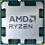 CPU AMD Ryzen 5 7600X3D OEM (100-000001721) {AM5, 4.1-4.7GHz, 6 cores/12 threads, 6Mb+96Mb, 65W, unlocked, Radeon 2200MHz}