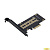 Gembird Адаптер для SSD M.2 NVMe в разъем PCI-e Gembird, коробка (MF-PCIE-NVME)