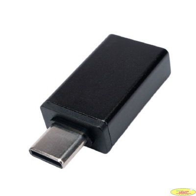 Гарнизон  Переходник USB3.0 Type-C(M)/AF, с поддержкой OTG, черный, пакет (GCC-A-USB3-CMAF)