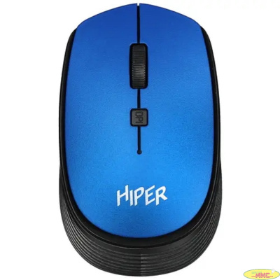 Мышь HIPER беспроводная HOMW-083 {1600dpi, синий, USB, 4кнп}