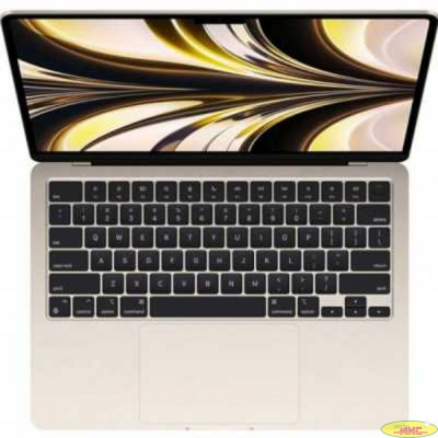 Apple MacBook Air 13-inch Mid 2022 [MC7X4LL/A] (КЛАВ.РУС.ГРАВ.) Starlight 13.6" Liquid Retina {(2560x1600) M2 8C CPU 8C GPU/16GB/256GB SSD/рекоменд.переходник 11007065} (США)
