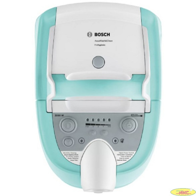 BOSCH BWD420HYG  Пылесос, контейнер, 2000 Вт, белый/голубой
