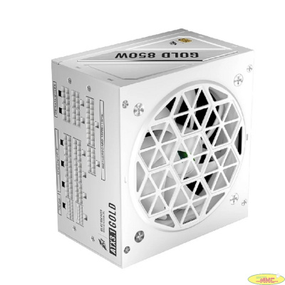 1STPLAYER NGDP Gold 850W White/ ATX 3.0, APFC, 80 PLUS Gold, LLC+DC-DC, 120mm fan, full modular / HA-850BA4-WH