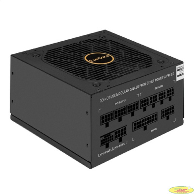 Exegate EX297235RUS Блок питания 1200W ExeGate 80 PLUS® GOLD 1200VSP FC (ATX3.0, APFC, КПД 90% (80 PLUS GOLD), 120mm fan, 24pin, 2x(4+4)pin, PCIE5.0/12VHPWR, 4xPCI-E, 9xSATA, 3xIDE, 1xFDD, Full Cable 