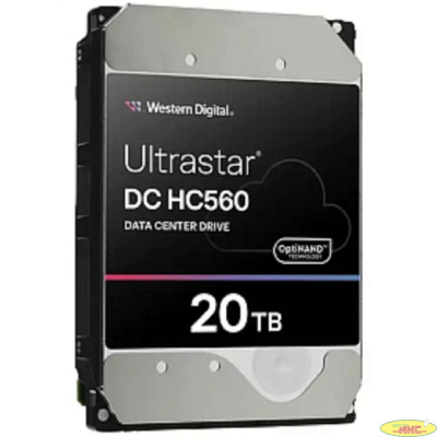 Жесткий диск/ HDD WD SAS Server 20Tb Ultrastar DC HC560 7200 12Gb/s 256MB 1 year warranty