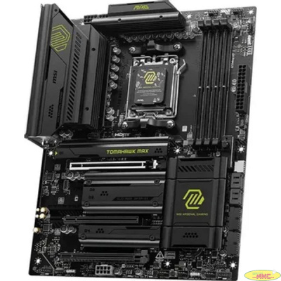 Материнская плата MSI MAG B850 TOMAHAWK MAX WIFI B850, AM5, 4*DDR5, 3*PCIEx16, 4*M.2, 4*TypeC, 2*USB3.2Gen2, 5*USB3.2Gen1, 8*USB2.0, 4*SATA3.0, 5G, HDMI, ATX, RTL