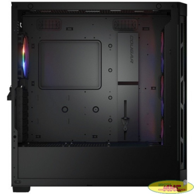 Cougar Airface Pro RGB Black 4x120MM ARGB FAN, ARGB FAN HUB, БЕЗ БП, ЧЕРНЫЙ, E-ATX