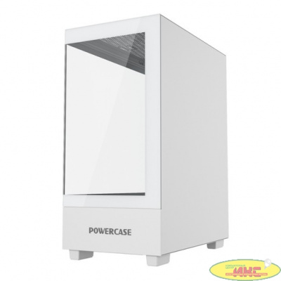 Powercase Vision Micro M, Tempered Glass, белый, mATX  (CVMMW-L0)