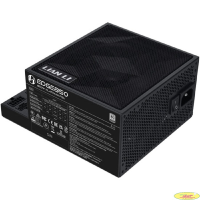 Lian Li  Блок питания  EG0850 / Black / ATX 3.1, 850W, 80 PLUS Platinum, PCIe 5.1, APFC, USB HUB, 120mm FDB Fan, Fully Modular / G9P.EG0850.BE00.RU