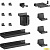 Лотки Cactus CS-GMPB-SET2 черный