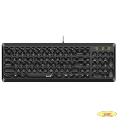 Клавиатура проводная Genius SlimStar Q200 black USB (31310020402)