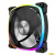 Powercase Вентилятор (M55-12 ARGB) Black 120x120x25mm (PWM, 100шт./кор, 4pin PWM (M+F)+ 3pin ARGB (M+F), 600-1500±10% об/мин) Bulk