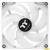 Кулер для компьютерного корпуса, Thermaltake, CT140 ARGB Sync PC Cooling Fan, CL-F154-PL14SW-A, ARGB 140мм вентилятор, 500-1000 об.мин, 4pin PWM/3pin ARGB, 77.37CFM, 30.5 dB(A), 140x140x25мм, Белый