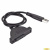 ORIENT UHD-302SL, USB 2.0 адаптер Slimline SATA для оптических приводов ноутбука, кабель подключения USB Type-A с винтами крепления (33337)