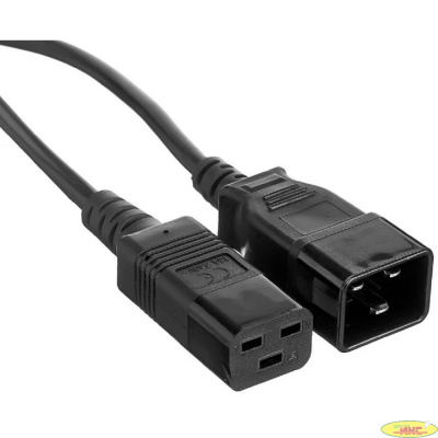 Exegate EX297807RUS Кабель питания (UPS) Special EC20-1,8S (IEC 320 C19->C20, 3*1.5mm2, CCA, черный, 1.8м)