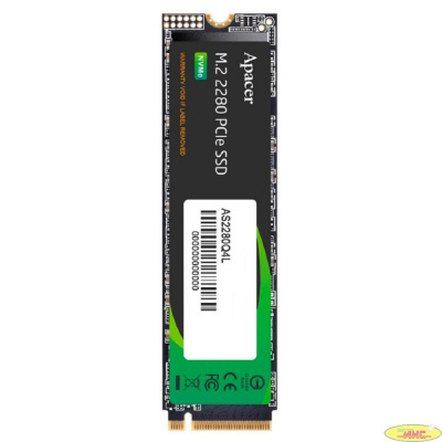 Твердотельный накопитель SSD Apacer M.2 2280 512GB AS2280Q4L Client SSD AP512GAS2280Q4L-1 3600/3000,  PCIe Gen4 x4, 3D NAND