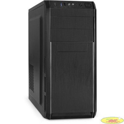 Exegate EX287366RUS Корпус Miditower ExeGate XP-334UC-XP350 (ATX, XP350 с вент. 12см, 1*USB+1*USB3.0+1*TypeC, аудио, черный)