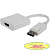 Gembird Переходник DisplayPort - HDMI , 20M/19F, белый (A-DPM-HDMIF-002-W)