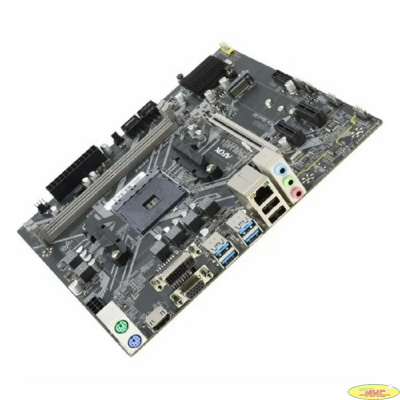 AFOX B450D4-MA5-V2 (Socket AM4, mATX, 2*DDR4(32Gb), VGA+ HDMI, 4*SATA3, 1*M.2, 1*PCIEx16/1*PCIEx1, 2*USB 2.0, 2*USB 3.0,  2 x PS/2, LAN 1*1G) RTL