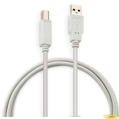 Кабель Buro USB2.0-AM/BM USB A(m) USB B(m) 1.8м серый [USB2.0-AM/BM]