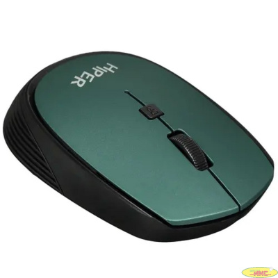 Мышь HIPER беспроводная HOMW-084 {1600dpi, зеленый, USB, 4кнп}