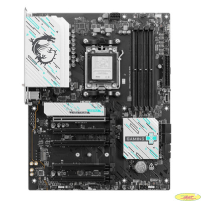 Материнская плата MSI B840 GAMING PLUS WIFI B840, AM5, 4*DDR5, 5*PCIEx16, 3*M.2, 2*TypeC, 1*USB3.2Gen2, 4*USB3.2Gen1, 8*USB2.0, 4*SATA3.0, 2.5G, HDMI, ATX, RTL
