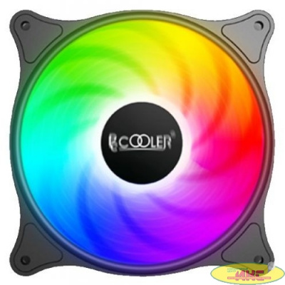 PCCooler Вентилятор FX-120-3 FIXED COLOR FAN 120x120x25mm (3pin+Molex, 80шт./кор, пит. от мат.платы и БП, 1320 об/мин) Retail