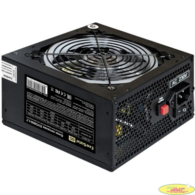 Exegate EX289069RUS БП 800W ExeGate EVO800-LT ATX, APFC, 12cm RGB fan, 24p, (4+4)p, PCI-E, 5SATA, 3IDE, black